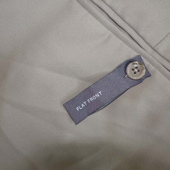 GS Men's Performance Pants 44 x 30 NWT Dark Taupe Adjustable Waistband Slacks - Picture 9 of 9